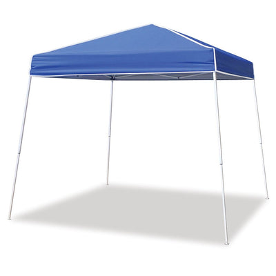 Z-Shade 10x10 Ft Instant Pop Up Shade Canopy Tent Shelter, Blue (Open Box)