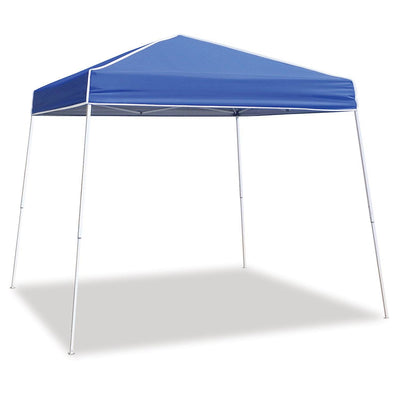 Z-Shade 10x10 Ft Instant Pop Up Shade Canopy Tent Shelter, Blue (Open Box)