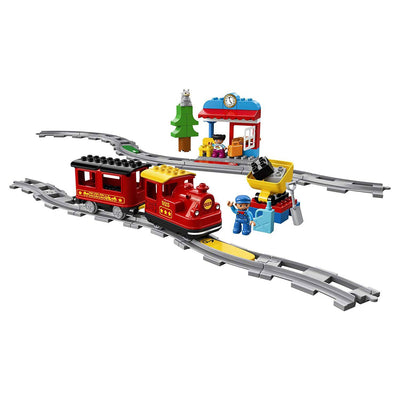 LEGO DUPLO Push and Go Steam Train 59 Piece Brick Play Set (Open Box)