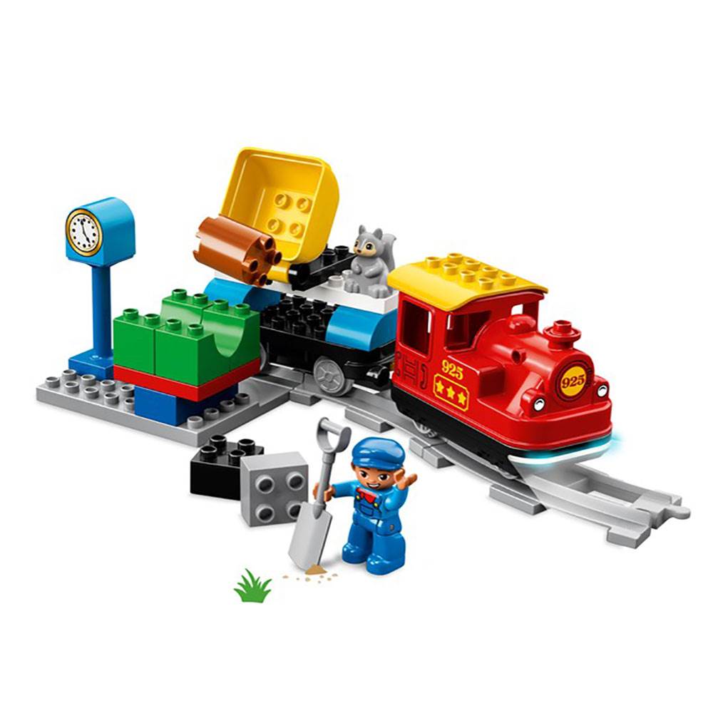 LEGO DUPLO Push and Go Steam Train 59 Piece Brick Building Play Set for Toddlers
