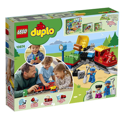 LEGO DUPLO Push and Go Steam Train 59 Piece Brick Building Play Set for Toddlers
