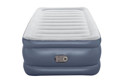 Bestway Tritech Air Mattress Inflatable Twin-Sized Bed with Built-In AC Pump