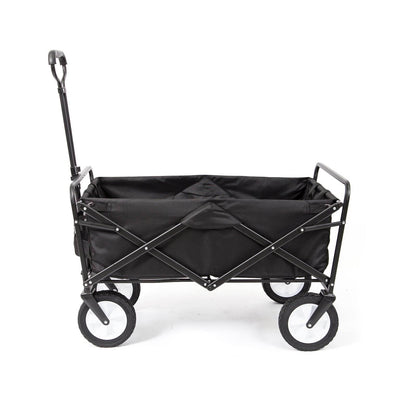 Mac Sports Collapsible Frame Outdoor Garden Utility Wagon Cart, Black (Used)