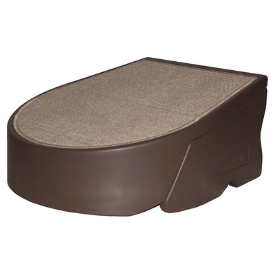 Pet Gear Portable Plastic Incline Indoor Outdoor Pet One Step, Brown (Used)