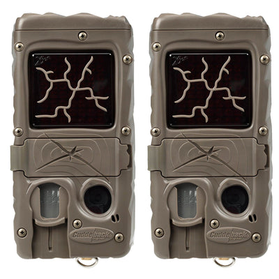 Cuddeback Dual Flash Cuddelink Invisible IR Scouting Game Trail Camera (2 Pack)