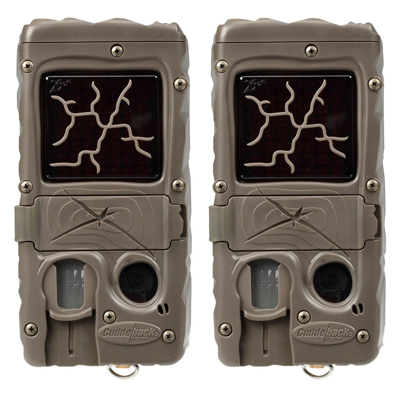 Cuddeback Dual Flash Cuddelink Invisible IR Scouting Game Trail Camera (2 Pack)
