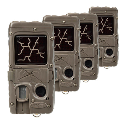 Cuddeback Dual Flash Invisible IR Scouting Game Trail Camera (4 Pack)