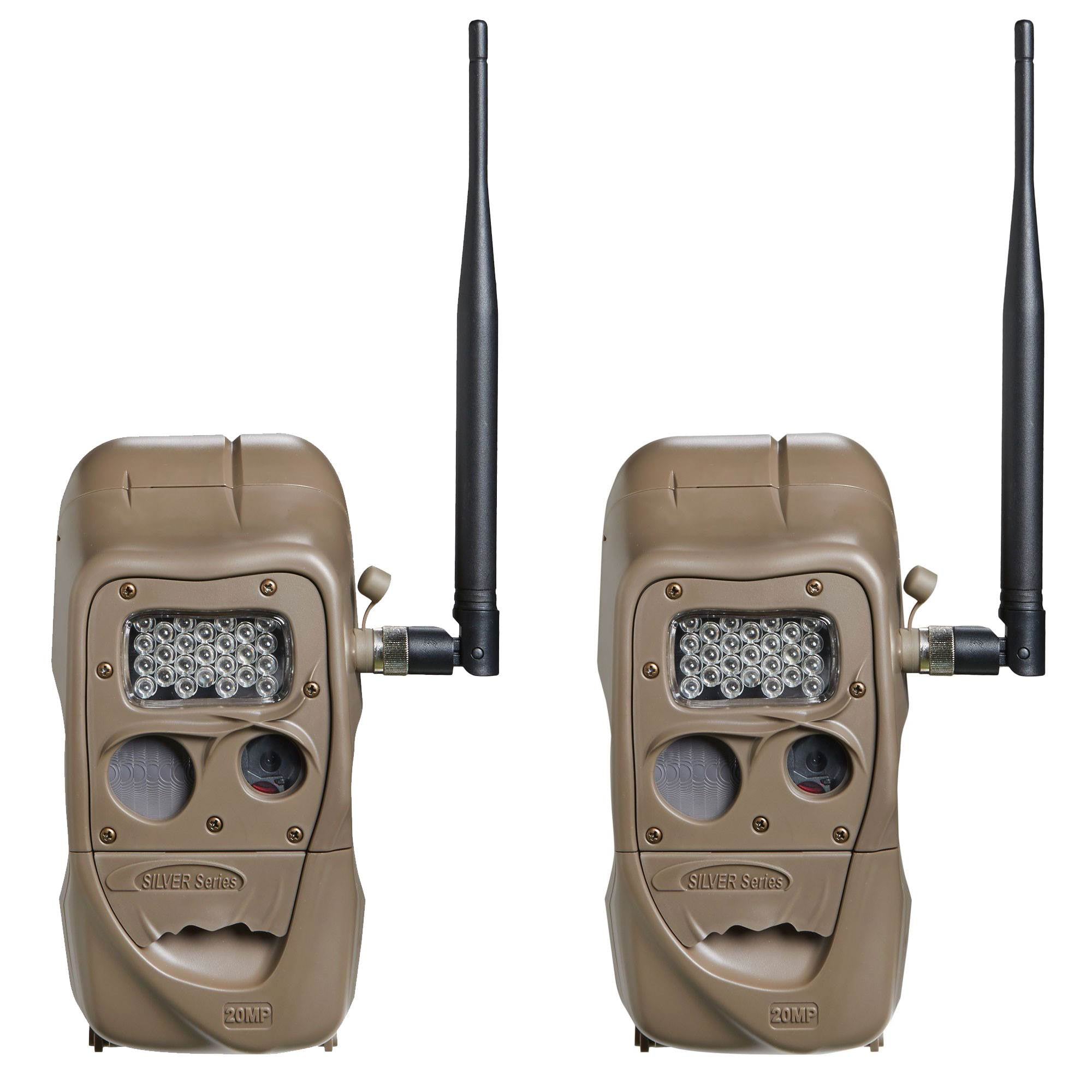 Cuddeback CuddeLink J1415 20MP Long Range Wireless IR Game Trail Camera (2 Pack)