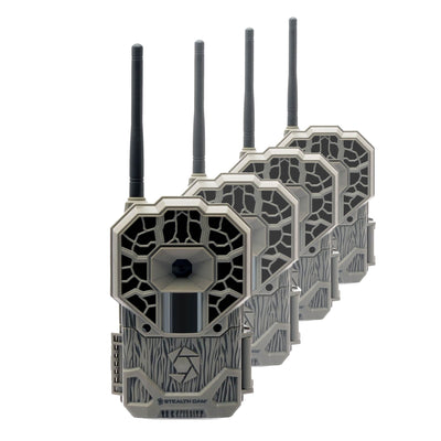 Stealth Cam STC-GXATW AT&T Wireless 4G LTE 22 Megapixel Trail HD Camera (4 Pack)