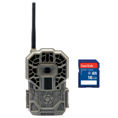 Stealth Cam AT&T Wireless 4G LTE 22 Megapixel Trail HD Camera + 16GB SD Card