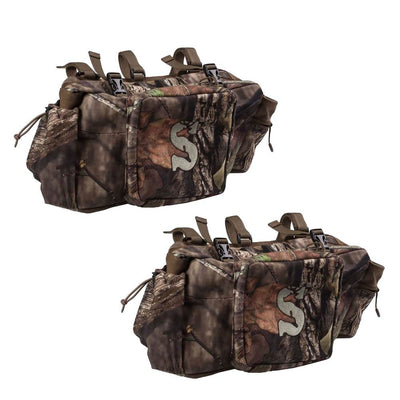Summit Deluxe Camo Tree Stand Front Storage Hunting Gear Bag (2 Pack)