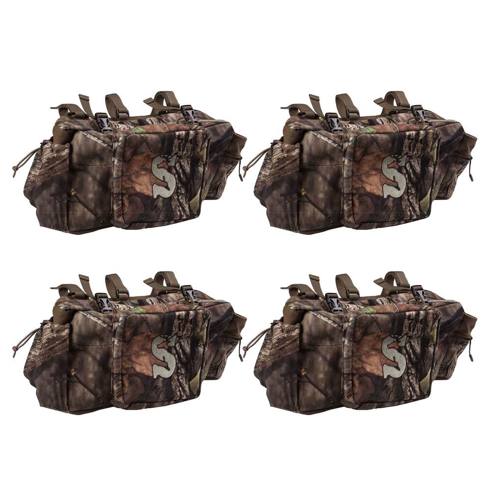 Summit Deluxe Camo Tree Stand Front Storage Hunting Gear Bag (4 Pack)