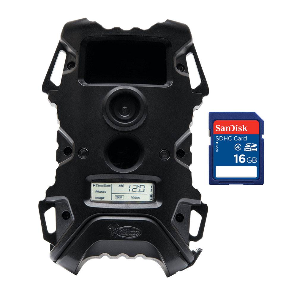 Wildgame Innovations Terra 8 Lightsout 8MP Game Camera + SanDisk 16GB SD Card