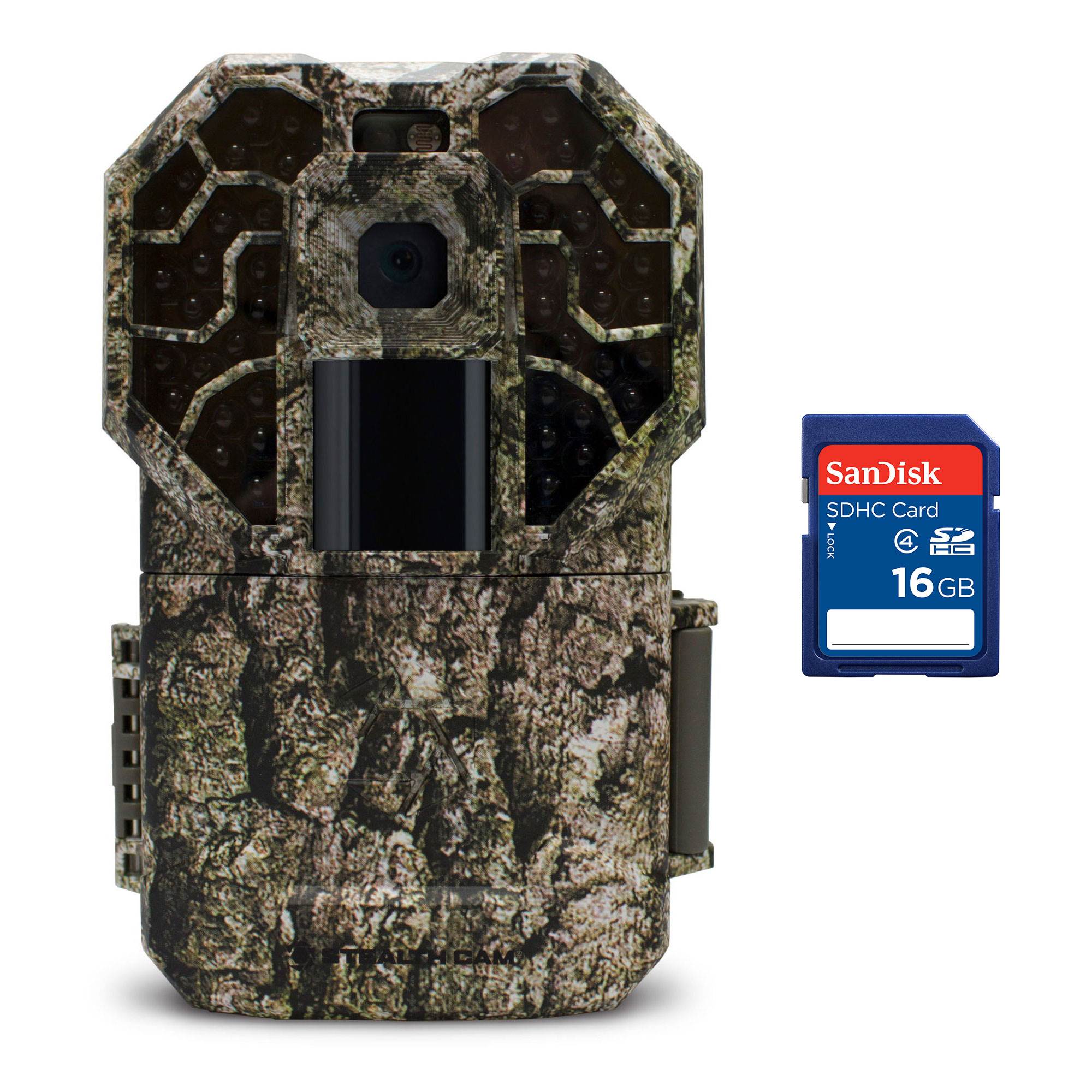 Stealth Cam G Series Camouflage Wildlife Hunting Trail Camera + 16GB SD Card