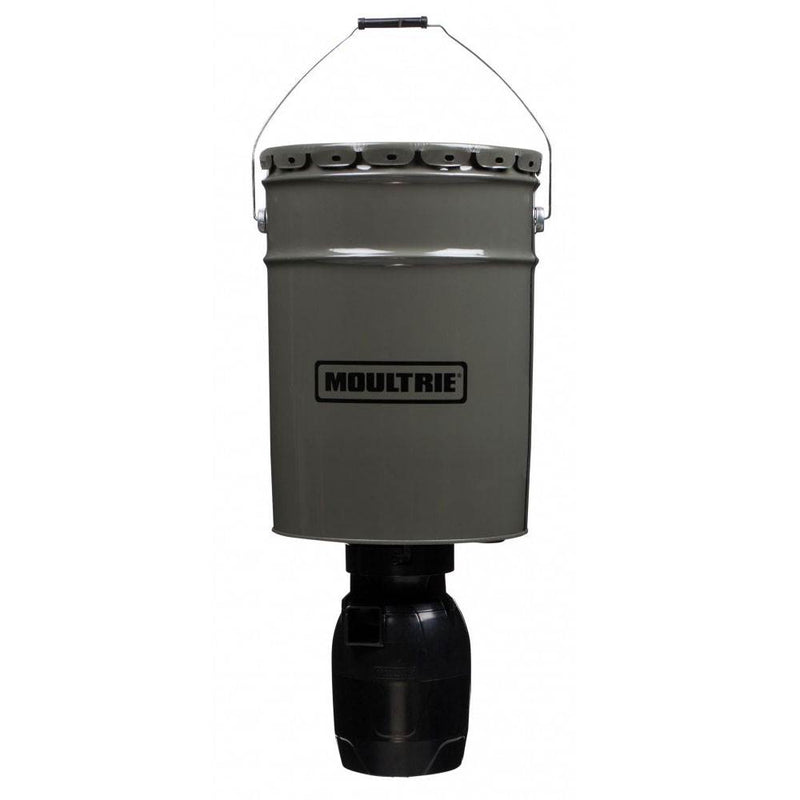 Moultrie 6.5 Gallon Directional Hanging Bucket Auto Timer Deer Feeder (4 Pack)