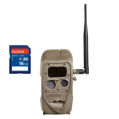 Cuddeback CuddeLink 20MP Wireless Invisible IR Game Trail Camera + 16GB SD Card