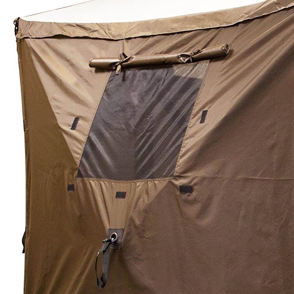 Clam Quick Screen Hub Brown Fabric Wind & Sun Panels Accessory Only (6 Pack)