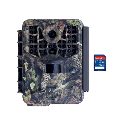 Covert Black Maverick 12 MP Video & Audio Game Hunting Camera + 16GB SD Card