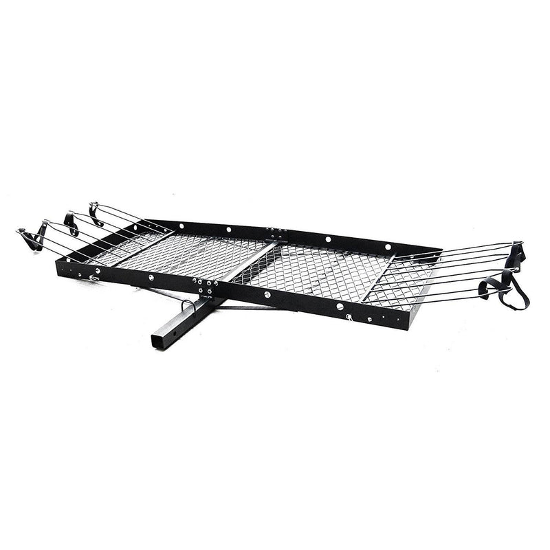 Tow Tuff 62" Steel Cargo Carrier Trailer for Car or Truck with Bike Rack (Used)