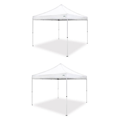 Caravan Canopy M Series Pro 2 10 x 10 Foot Straight Leg Instant Canopy (2 Pack) - VMInnovations