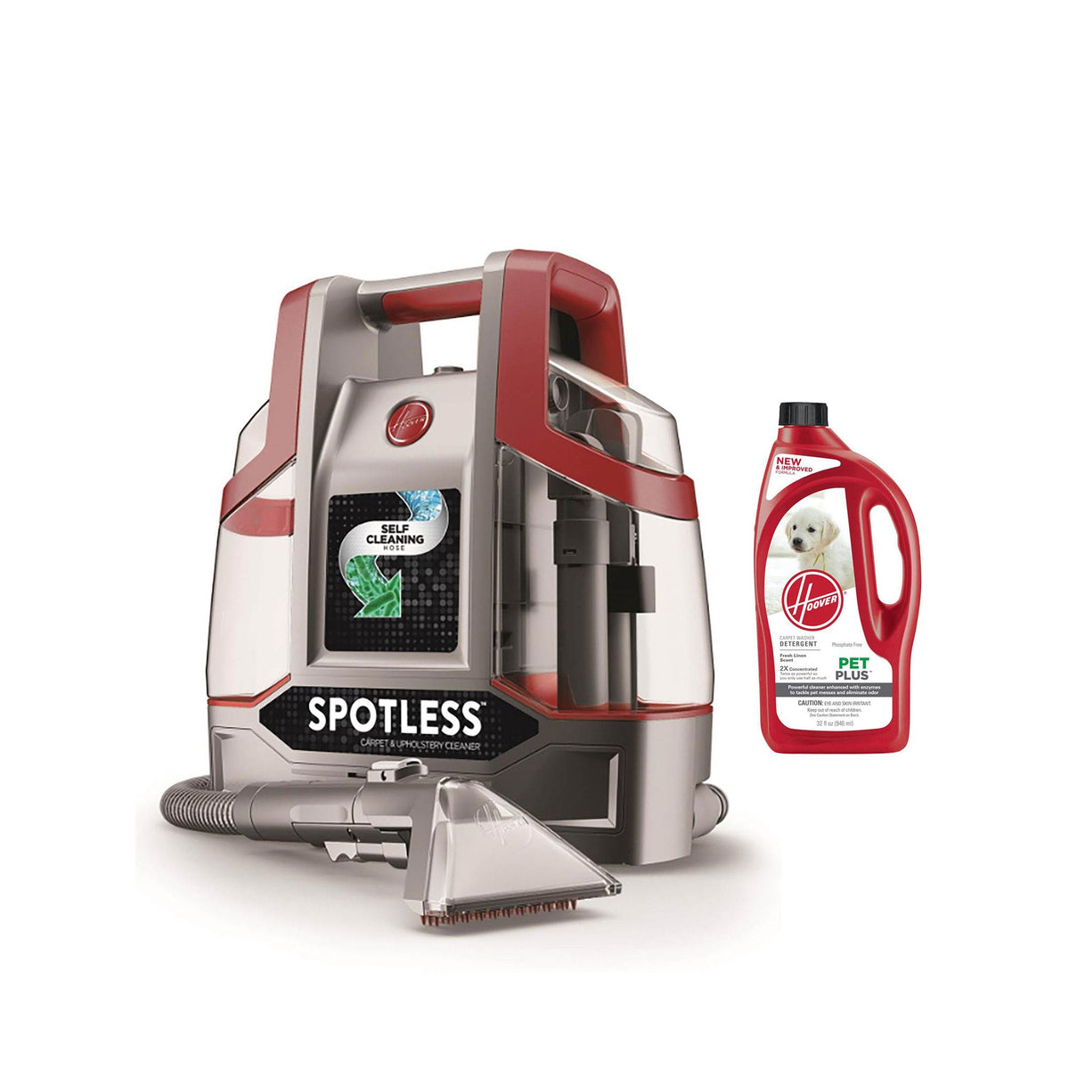 Hoover Spotless Carpet & Upholstery Cleaner FH11300Hoover w/ 32 Ounce Solution