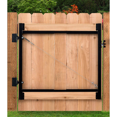 Adjust-A-Gate Steel Frame Gate Building Kit, 60-96" Wide Up To 4' High(Open Box)