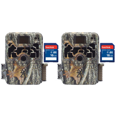 Browning 2018 Dark Ops Extreme Hunting Game Trail Camera + 16GB SD Card (2 Each)