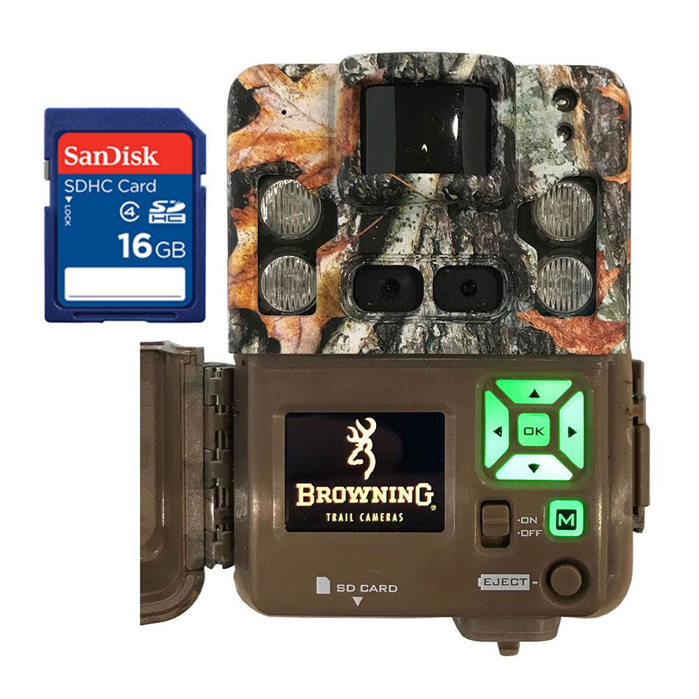 Browning 2018 Strike Force Pro XD Hunting Camera + SanDisk 16GB SD Memory Card
