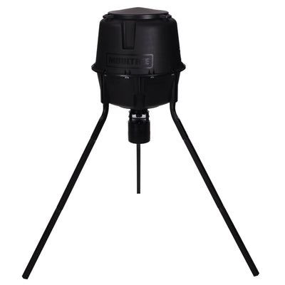 Moultrie 30 Gal 360° Programmable 200 lb Cap Tripod Deer Game Feeder (4 Pack)