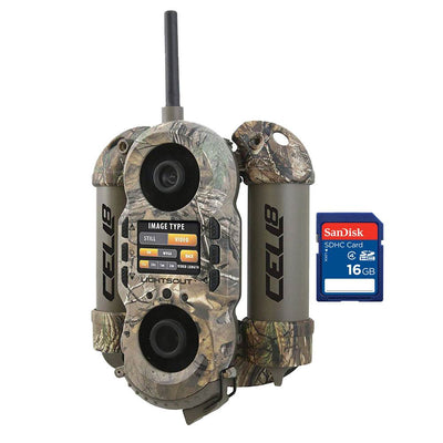 Wildgame Innovations Crush Cell Trail Game Camera + SanDisk 16GB SD Memory Card