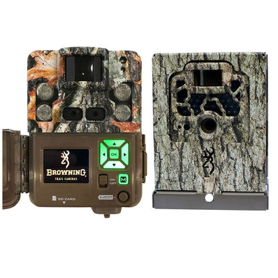 Browning 2018 Strike Force Pro XD Trail Camera + Security Box Case, Camoflauge