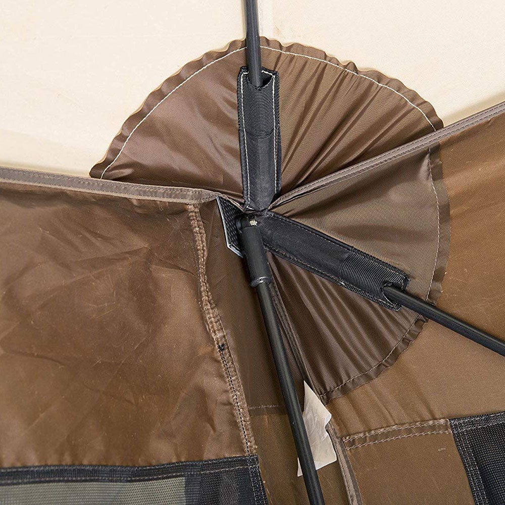 Clam Quick Set Excursion Canopy Screen Shelter + Wind & Sun Panels (9 Pack) - VMInnovations
