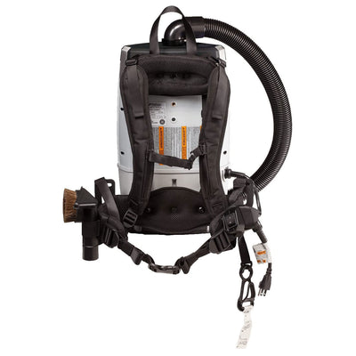 ProTeam ProVac FS 6 6 Quart Backpack Vacuum with Restaurant Wand Tool Kit (Used)
