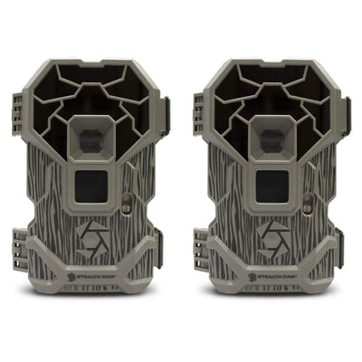 Stealth Cam PXP24NG 16MP Camouflage Scouting Hunting Game Trail Camera (2 Pack)