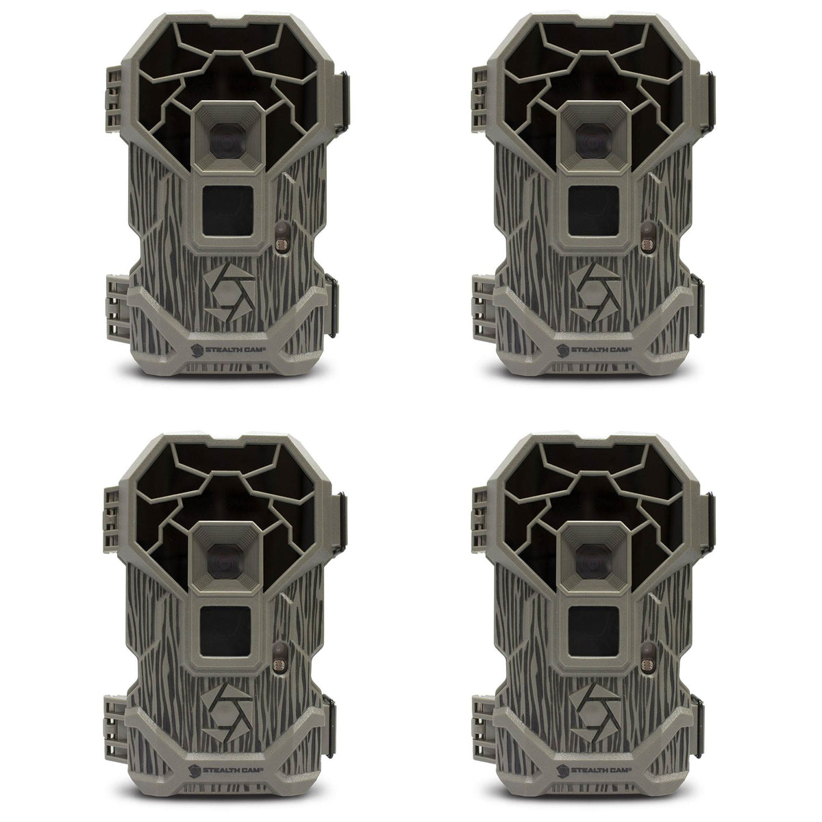 Stealth Cam PXP24NG 16MP Camouflage Scouting Hunting Game Trail Camera (4 Pack)