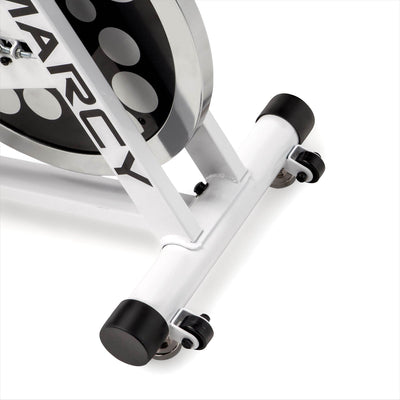 Marcy XJ-5801 Club Revolution Indoor Home Gym Exercise Bike Trainer, White/Black - VMInnovations