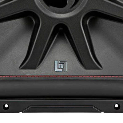Kicker L7R 10 Inch 1000W Max Power 2 Ohm DVC Square Car Audio Subwoofer, Black