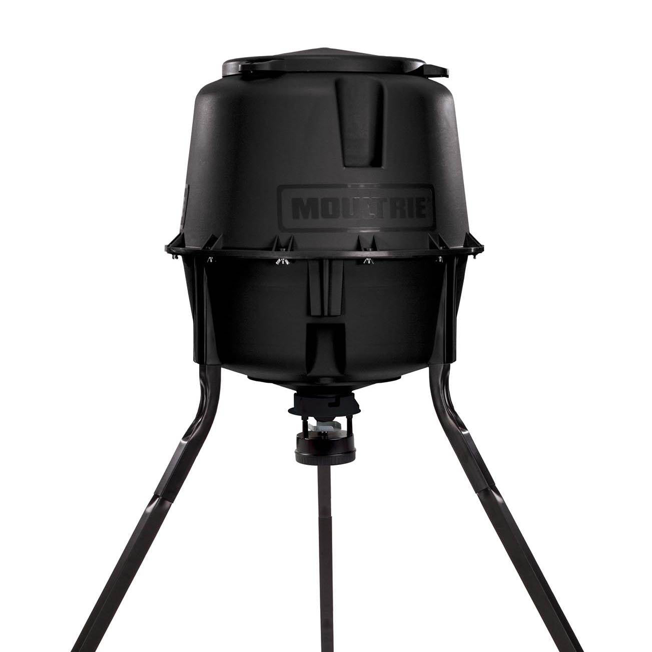 Moultrie 30 Gallon Hopper Hunting Tripod Deer Feeder w/ Digital Timer (4 Pack)