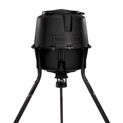 Moultrie 30 Gallon Hopper Hunting Tripod Deer Feeder w/ Digital Timer (4 Pack)