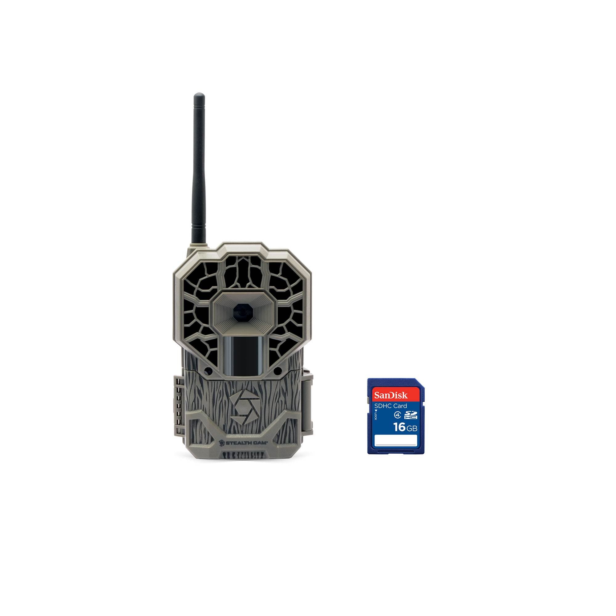 Stealth Cam 22 MP Cellular Scouting Wildlife Hunting Game Trail Camera & SD Card