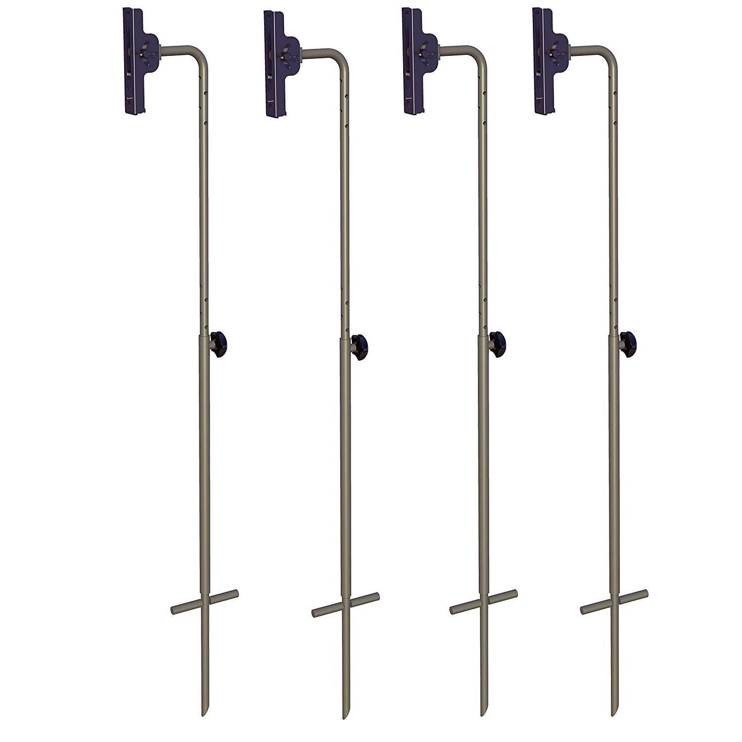 Cuddeback Game Trail Deer Hunting Camera Metal Universal Post Mount (4 Pack)