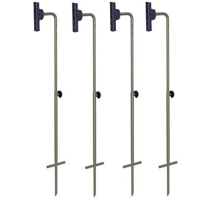Cuddeback Game Trail Deer Hunting Camera Metal Universal Post Mount (4 Pack)