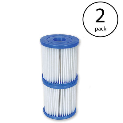 Bestway Flowclear Type V/Type K 330 GPH Replacement Filter Cartridge (2 Pack)