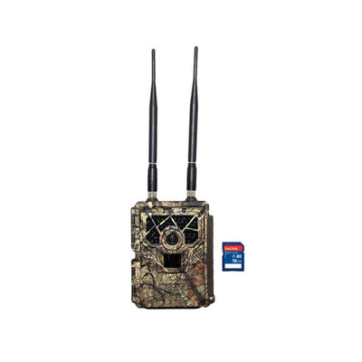 Covert Code Black Wireless LTE Camo Hunting Game Trail Camera + 16GB SD Card