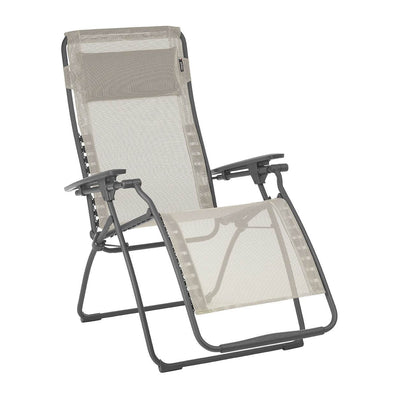 Lafuma Futura Zero Gravity Steel Framed Lawn Recliner Chair, Seigle (Used)