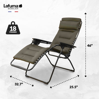 Lafuma Futura Air Comfort Zero Gravity Recliner Chair, Taupe (Used)