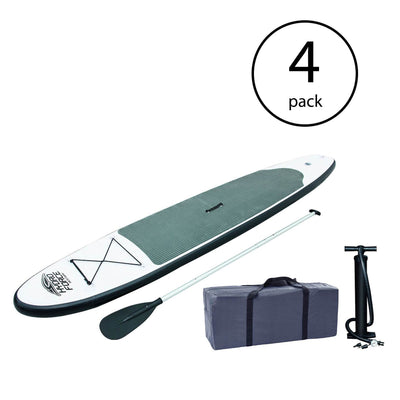 Bestway Inflatable Hydro-Force Wave Edge 122 Inch Stand Up Paddle Board (4 Pack)