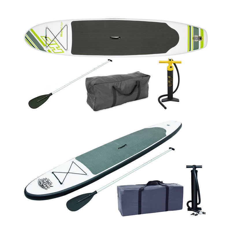 Bestway Inflatable Hydro Force Stand Up Paddle Board, Green + Gray Paddle Board - VMInnovations