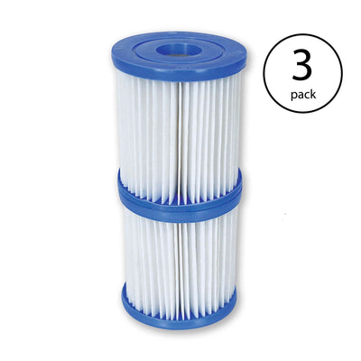 Bestway Flowclear Type V/Type K 330 GPH Replacement Filter Cartridge (3 Pack)