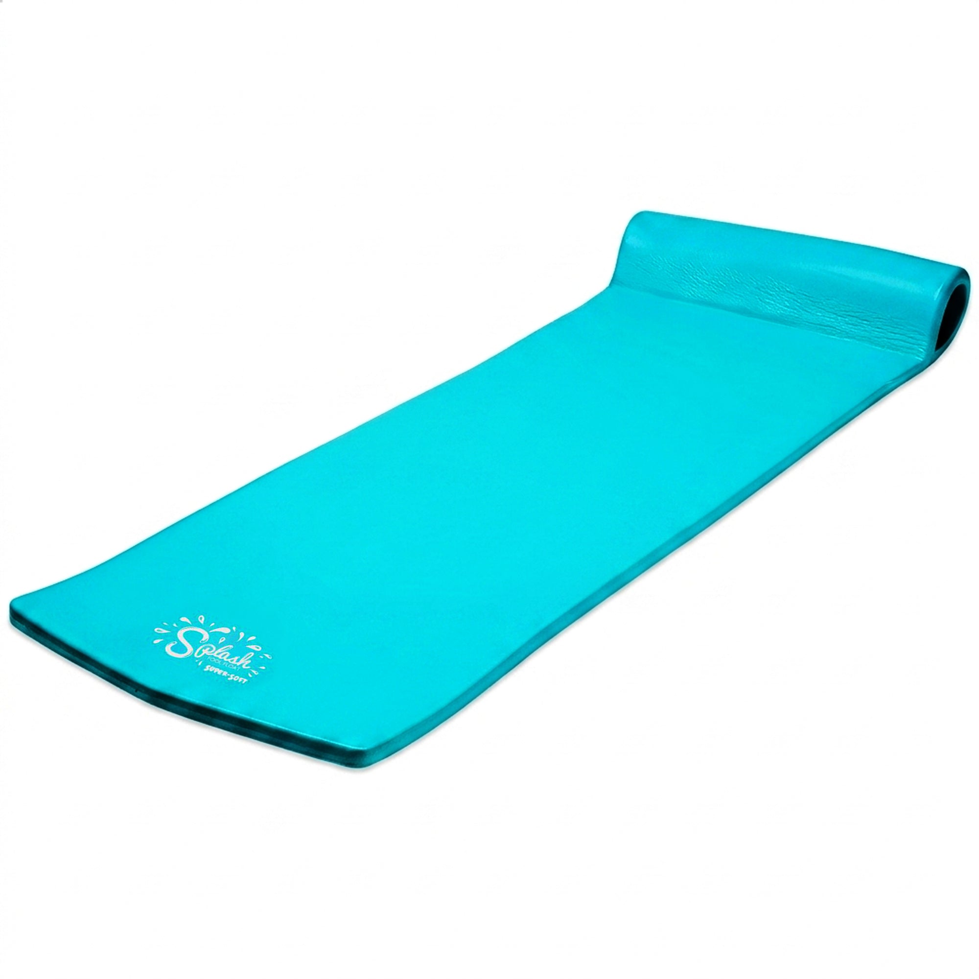 Splash 1.25" Thick Foam Swimming Pool Float Mat, Tropical Teal (Open Box)